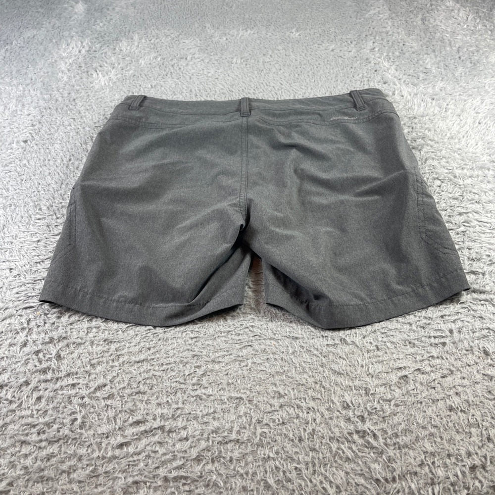 Eddie Bauer Flexion Amphib Shorts Womens 10 Gray Hiking Cargo Outdoor Stretch - Picture 11 of 12